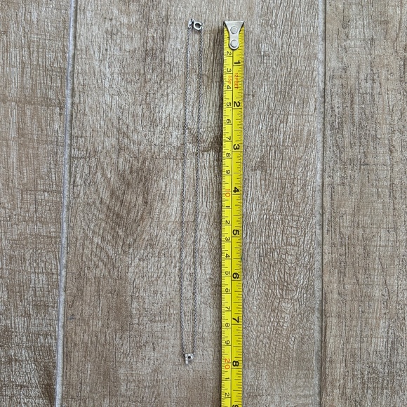 Sterling Silver Mini Initial "P" Necklace - Picture 5 of 5